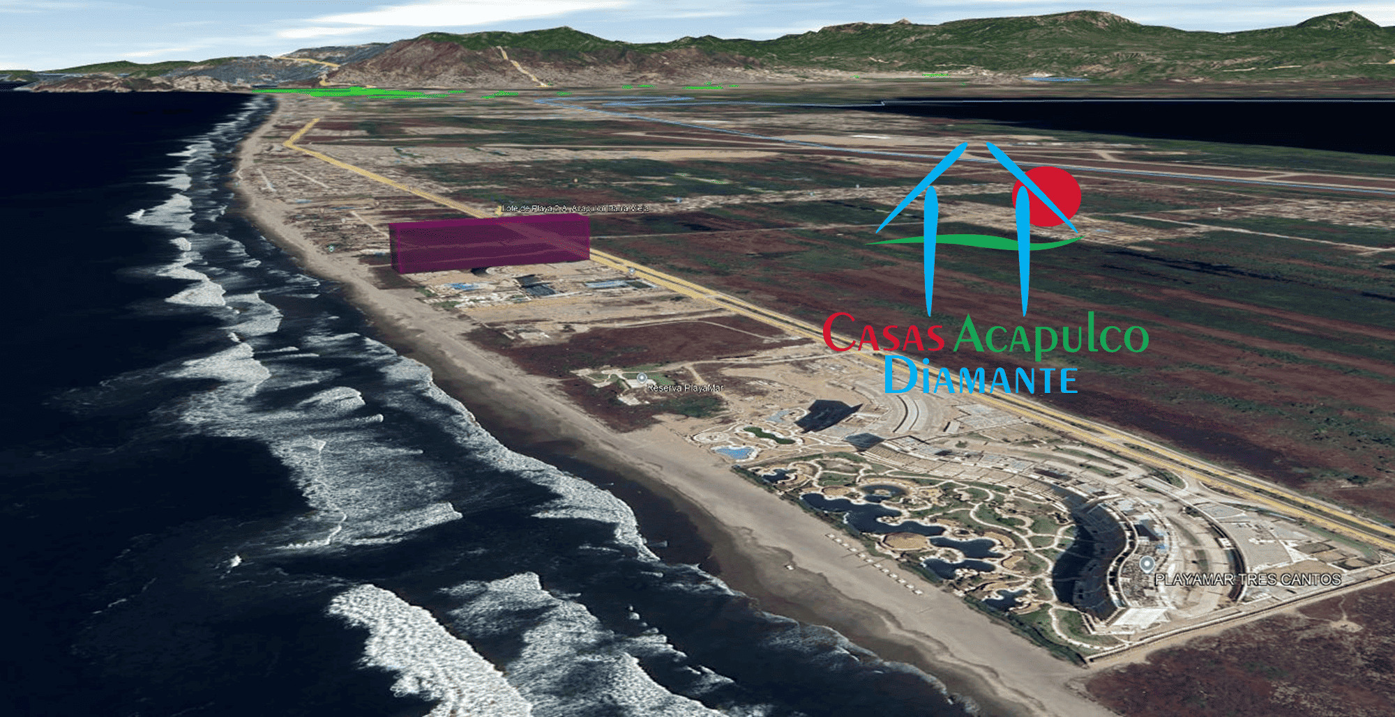 Terreno Barra Vieja Lote de playa 2A - Ubicación satelital y entorno 4